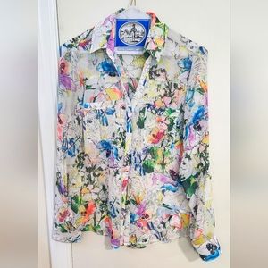 Express floral blouse in size XS